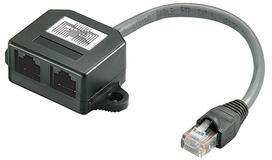 Microconnect MPK418 RJ45 RJ45 Schwarz Kabelschnittstellen-/adapter (MPK418)
