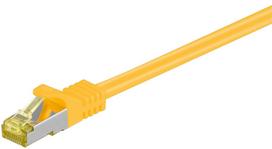 MicroConnect - Netzwerkkabel - RJ-45 (M) zu RJ-45 (M) - 2 m - SFTP, PiMF -Cat.7 Rohkabel - Gelb