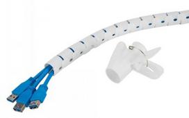 Neomounts cable management grommet - for 1 - 5 cables, universal (ADS06-142WH)