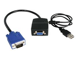 StarTech.com 2 Port VGA Video Splitter - Monitor Kabel - 1 x VGA (Stecker) 2 x VGA (Buchse) - Video-Verteiler - 2 x VGA - Desktop (ST122LE)