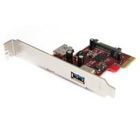 StarTech.com 2 Port USB3.0 SuperSpeed PCI Express Schnittstellenkarte mit UASP Unterstützung - USB-Adapter - PCI Express 2,0 Low Profile - USB, USB2.0, USB3.0 - 2 Anschlüsse - für P/N: SM2NGFFMBU33 (PEXUSB3S11)