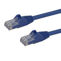 StarTech.com 1m Cat6 Gigabit Snagless Patchkabel - RJ45 UTP Netzwerkkabel mit Schutzmanschette - Cat 6 Kabel - Orange - Patch-Kabel - RJ-45 (M) bis RJ-45 (M) - 3 m - UTP - CAT 6 - geformt, ohne Haken - Blau