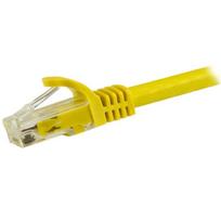 StarTech.com 15m CAT6 Ethernet Cable, 10 Gigabit Snagless RJ45 650MHz 100W PoE Patch Cord, CAT 6 10GbE UTP Network Cable w/Strain Relief, Yellow, Fluke Tested/Wiring is UL Certified/TIA - Category 6 - 24AWG (N6PATC15MYL)