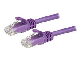 StarTech.com Cat6 Snagless Gigabit UTP Netzwerkkabel - Cat 6 RJ45 Netzwerkkabel mit Knickschutz - Patch-Kabel - RJ-45 (M) bis RJ-45 (M) - 15 m - UTP - CAT 6 - geformt, ohne Haken - Violett