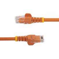 StarTech.com 3m CAT6 Ethernet Cable, 10 Gigabit Snagless RJ45 650MHz 100W PoE Patch Cord, CAT 6 10GbE UTP Network Cable w/Strain Relief, Orange, Fluke Tested/Wiring is UL Certified/TIA - Category 6 - 24AWG (N6PATC3MOR)