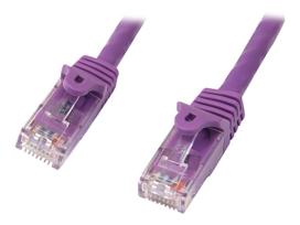 StarTech.com Gigabit Snagless RJ45 UTP Cat6 Patch Cable Cord - Patch-Kabel - RJ-45 (M) - RJ-45 (M) - 2,0m - UTP - CAT 6 - glatt - Violett (N6PATC2MPL)