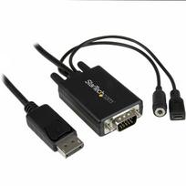 StarTech.com 10 DP TO VGA CABLE WITH AUDIO StarTech.com 3m DisplayPort auf VGA Adapterkabel mit Audio - DP zu VGA Konverter - 1920x1200 (DP2VGAAMM3M)