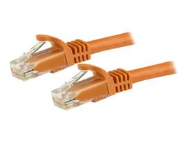 StarTech.com Cat6 Snagless Gigabit UTP Netzwerkkabel - Cat 6 RJ45 Netzwerkkabel mit Knickschutz - Patch-Kabel - RJ-45 (M) - RJ-45 (M) - 1,0m - UTP - CAT 6 - glatt - orange (N6PATC1MOR)