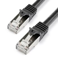 StarTech.com 1,0mBlack Cat6 / Cat 6 Shielded (SFTP) Patch Cable 1m - Patch-Kabel - RJ-45 (M) bis RJ-45 (M) - 1,0m - SFTP - CAT 6 - gepresst, glatt - Schwarz (N6SPAT1MBK)