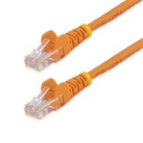 StarTech.com 0,5m Cat5e Ethernet Netzwerkkabel Snagless mit RJ45 - Cat 5e UTP Kabel - Orange - Patch-Kabel - RJ-45 (M)