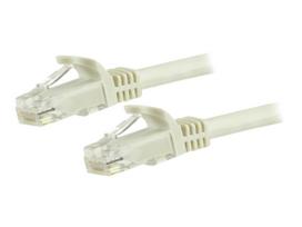 StarTech.com 7.5m CAT6 Ethernet Cable, 10 Gigabit Snagless RJ45 650MHz 100W PoE Patch Cord, CAT 6 10GbE UTP Network Cable w/Strain Relief, White, Fluke Tested/Wiring is UL Certified/TIA - Category 6 - 24AWG (N6PATC750CMWH)