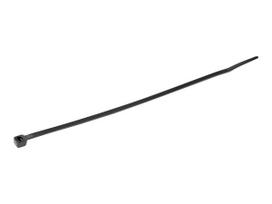 StarTech.com 25,40cm (10)(25cm) Cable Ties, 1/8(4mm) wide, 2-5/8(68mm) Bundle Diameter, 50lb(22kg) Tensile Strength, Nylon Self Locking Zip Ties w/Curved Tip, 94V-2/UL Listed, 1000 Pack, Black - Nylon 66 Plastic - TAA (CBMZT10BK) - Kabelbinder - 25.4 cm - Schwarz - TAA-konform (Packung mit 1000)