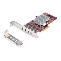StarTech.com 4-Port USB Type-C PCIe Card, USB-C 10Gb, 4x Controllers, TAA (P10Q4C-USB-CARD)