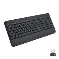 Logitech Signature K650 - Tastatur - kabellos - Bluetooth 5.1 - QWERTZ - Schwedisch - Graphite