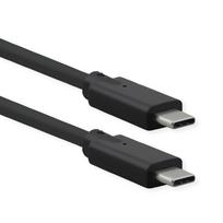 ROLINE 11.02.9071 USB Kabel 1 m USB 3.2 Gen 2 (3.1 Gen 2) USB C Schwarz (11.02.9071)