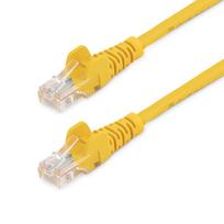 StarTech.com 5,0mYellow Cat5e Patch Cable with Snagless RJ45 Connectors - Long Ethernet Cable - 5,0m Cat 5e UTP Cable - Netzwerkkabel - RJ-45 (M) bis RJ-45 (M) - 5,0m - UTP - CAT 5e - ohne Haken, verseilt - Gelb (45PAT5MYL)