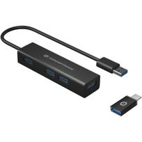Conceptronic HUBBIES06B - Hub - 4 x SuperSpeed USB 3.0 - Desktop