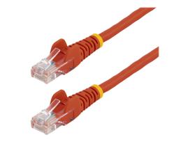StarTech.com 1m Cat5e RJ45 UTP Netzwerkkabel Snagless - Cat 5e Patchkabel - Stecker / Stecker - Patch-Kabel - RJ-45 (M) bis RJ-45 (M) - 1 m - UTP - CAT 5e - Riser, ohne Haken - Rot