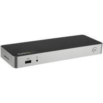 StarTech .com USB-C Dual 4K Monitor Dockingstation für Laptops - DP / HDMI - Windows / Mac - USB 3.0 SD Kartenleser - 60W Power Delivery - Docking Station - HDMI, DP Dieses USB-C -Dock für zwei Monitore verwandelt Ihr MacBook oder Ihren Windows -Laptop in eine Ultra-HD-4K-Dual-Workstation mit Unterstützung für 4K-DisplayPort- und HDMI-Monitore. Es bietet Ihnen alle Verbindungen für eine vollständige Workstation, einsc (DK30CHDPPDUE)