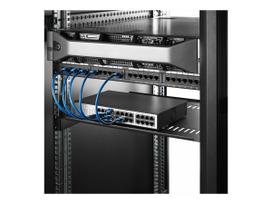 StarTech.com 2-Pack 1U Server Rack Shelf, Vented, 44lb Capacity, 16 Deep (CABSHELF116V2PK) - Rack - Regal - Schwarz - 1U - 48.3 cm (19) (Packung mit 2) (CABSHELF116V2PK)