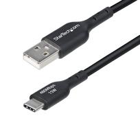 StarTech.com 6in (15cm) USB-A to USB-C Charging Cable, Charger Cord - USB-Kabel - USB (M) zu 24 pin USB-C (M) - USB 2.0 - 3 A - 15 cm - Charge and Sync, USB Fast Charge (15W), passiv - Schwarz (USB2AC15CMBK)