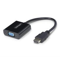 StarTech.com HDMI to VGA Adapter, 1080p, Active Video Converter - Videoadapter - HDMI männlich zu HD-15 (VGA) weiblich - 18.95 cm - Schwarz - 1080p-Unterstützung, aktiv, Busbetrieb (HD2VGAE3)