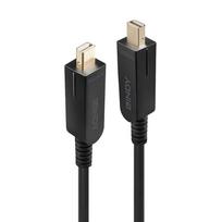 Lindy 50m Fibre Optic Hybrid Mini DisplayPort 1.4 Cable with Detachable DP Connectors