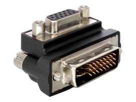 DeLOCK - VGA-Adapter - HD-15 (W) - DVI-I (M) - 90-Grad-Anschluss (65172)