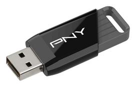 PNY Attaché X, 64GB, USB Typ-A, 3.2 Gen 1 (3.1 Gen 1), 130MB/s, Dia, Schwarz
