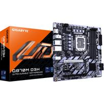 Gigabyte Q870M D3H - Motherboard - micro ATX - LGA1851 Sockel - Q870 Chipsatz - USB 3.2 Gen 1, USB-C 3.2 Gen2 - 2.5 Gigabit LAN, Gigabit LAN - Onboard-Grafik (CPU erforderlich)
