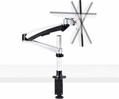 StarTech.com Monitor Desk Mount, VESA 75x75/100x100, 27/30-inch Screens - Befestigungskit (Gelenkarm) - einstellbarer Arm - für LCD-Display - Aluminium, Stahl, Kunststoff - Schwarz - Bildschirmgröße: bis zu 76,2 cm (bis zu 30 Zoll) - Tischmontage - TAA-ko (1MP1ACG-MONITOR-ARM)
