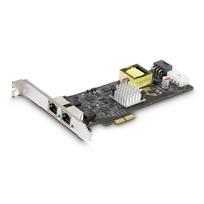 StarTech.com 2-Port 2.5Gbps PoE Network Card, Intel I225-V, 802.3af/at (PR22GIP-NETWORK-CARD)