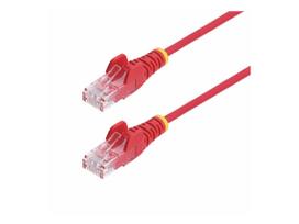 StarTech.com 10m Red Slim CAT6 Ethernet Cable, Snagless, 28AWG, LSZH - Patch-Kabel - RJ-45 (M) zu RJ-45 (M) - 10 m - 3.6 mm - UTP - CAT 5/5e/6 - IEEE 802.3bt - ohne Haken, halogenfrei - Rot (N6PAT10MRDS)