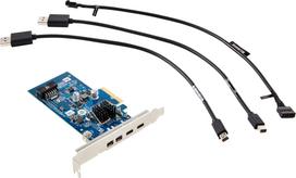 HP - Thunderbolt-Adapter - PCIe x4 Low-Profile - Thunderbolt 4 x 2 - für Workstation Z4 G5, Z6 G5, Z8 Fury G5, Z8 G5 (340L1AA)
