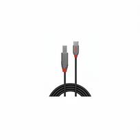 Lindy 0.5m USB 2.0 Typ C Kabel 3A, Anthra Line USB Typ C Stecker an C Stecker (36870)
