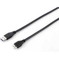 Turime | Equip - USB-Kabel - 9-polig USB Typ A (M) - 10-polig Micro-USB Typ B (M) - 1,8m (USB3.0) - Schwarz (128397) | ITwork sandėlyje!
