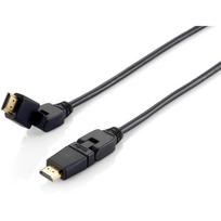 Equip High Speed HDMI Cable with Ethernet - Video-/Audio-/Netzwerkkabel - HDMI - HDMI, 19-polig (M) - HDMI, 19-polig (M) - 2,0m - Schwarz (119362)