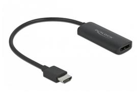 Delock Adapter HDMI-A Stecker zu DisplayPort Buchse 4K 60 Hz (63206)