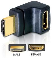 DeLOCK - Video- / Audio-Adapter - HDMI - HDMI, 19-polig (M) - HDMI, 19-polig (W) - (HDMI 1,3) (65072)