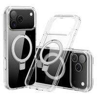 StyleShell SHOCKFlex mit Standfunktion, Handyhülle transparent, iPhone 17 Pro Max, kompatibel mit MagSafe