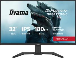 G-Master GB3272QSU-B1 Red Eagle, Gaming-Monitor 80 cm (31.5 Zoll), schwarz (matt), QHD, IPS, HDMI, DP, G-Sync-Kompatibilität, 180Hz Panel