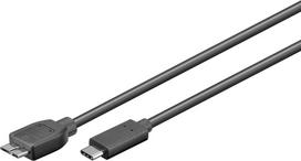 Microconnect USB3.1CAMIB3.06 USB Kabel 0,6 m USB 3.2 Gen 2 (3.1 Gen 2) USB C Micro-USB B Schwarz (USB3.1CAMIB3.06)