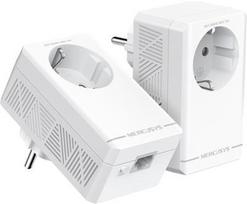 MERCUSYS MP500P KIT -  AV1000 Gigabit Passthrough Powerline Starter Kit S Zásuvkou