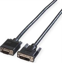 ROLINE DVI-VGA-Kabel, DVI (12+5) ST - HD15 ST 3,0m (11.04.5430)