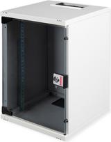 Roline Basic - Schrank Netzwerkschrank - 312 x 300 mm (B x T) - geeignet für Wandmontage - Hellgrau, RAL 7035 - 9U - 25.4 cm (10) (26.21.0025)