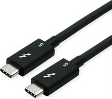ROLINE Thunderbolt 5 Kabel C-C 80G 240W 8K passiv 1m - Kabel - Digital/Daten (11.02.9112)