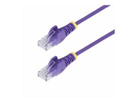 StarTech.com 1m Purple Slim CAT6 Ethernet Cable, Snagless, 28AWG, LSZH - Patch-Kabel - RJ-45 (M) (N6PAT100CMPLS)
