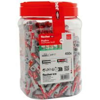fischer Dübel DUOPOWER 8x40 BigBox hellgrau/rot 450 Stueck wiederverschließbare (570549)