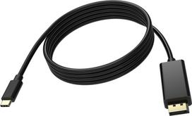 Vision - Adapterkabel - 24 pin USB-C (M) zu DisplayPort (M) - USB 3,1 - USB 3,2 - 2,0m - Support von 8K 60 Hz - Schwarz (TC 2MUSBCDP8K/BL)