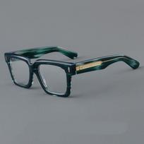 Aukščiausios kokybės vyriški retro kvadratiniai akinių rėmeliai, dizainerio acetato optiniai akiniai, skaitymo akiniai presbiopijai Optical lens 0